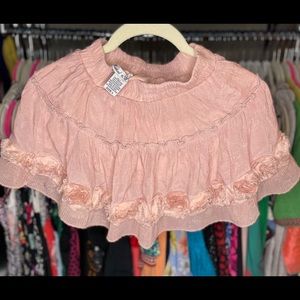 Rachael & Chloe NEG$$cute flare blush pink skirt 😘